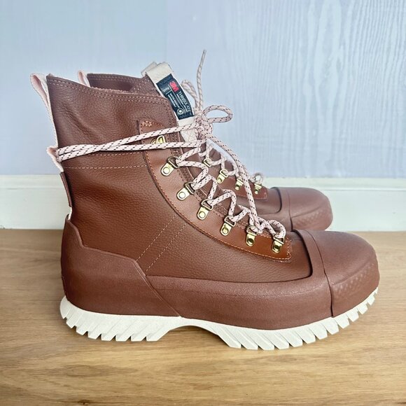 Chuck Taylor All Star Lugged 2.0 CC X-Hi Waterproof Boots Brown 11.5 Wmn A12899C - Picture 2 of 10